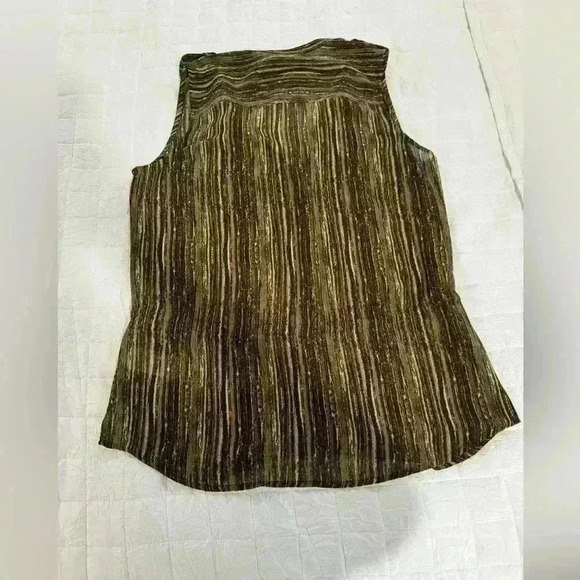 NWT Michael Kors Brown Sheer Top - Size 6 - Picture 5 of 5